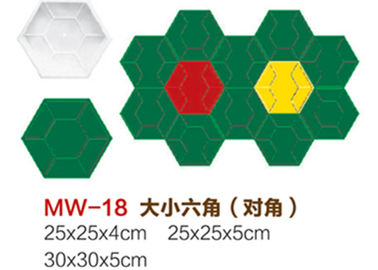 China Bürgersteigs-Ziegelstein-Weg-Hersteller-Form, konkrete Muster-Form 250 x 250 x 50mm fournisseur