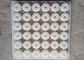 Weiße konkrete Plastikdistanzscheibe formt 25 * 25 * 6cm für Bau-Abnutzungs-Widerstand fournisseur