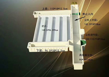 China Konkrete Zaun-Plastikplatte formt glatten hochfesten Abnutzungs-Oberflächenwiderstand fournisseur